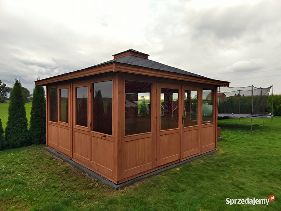 ALTANA 23 4x6 prosta OSZKLONA ALTANKA OGRODOWA śląskie Parzymiechy