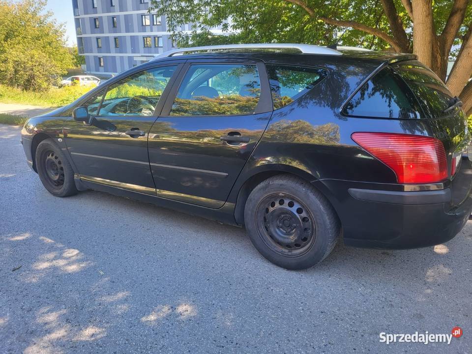 Peugeot 407 kombi 16 hdi sprawa klimatyzacja czarny lubelskie Lublin
