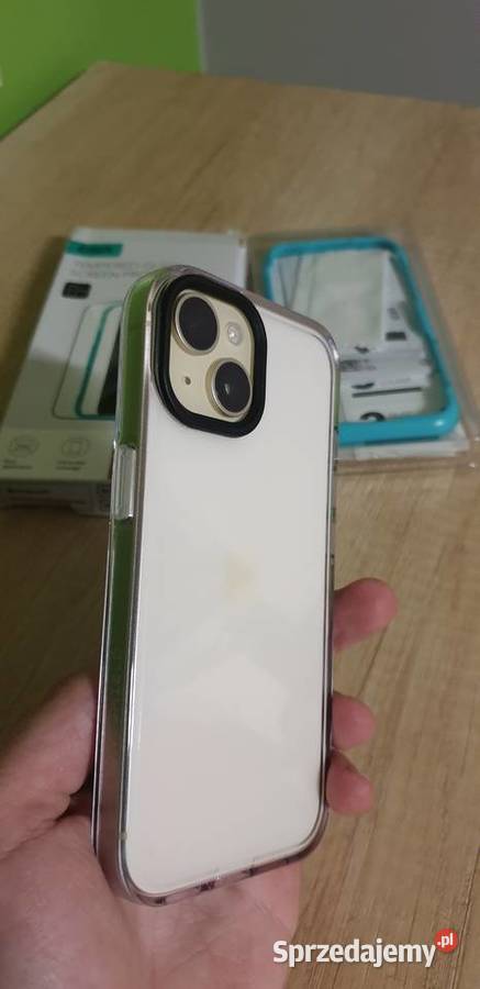 Iphone 15 żółtozłoty stan IDEALNY Apple / iPhone Jasionka