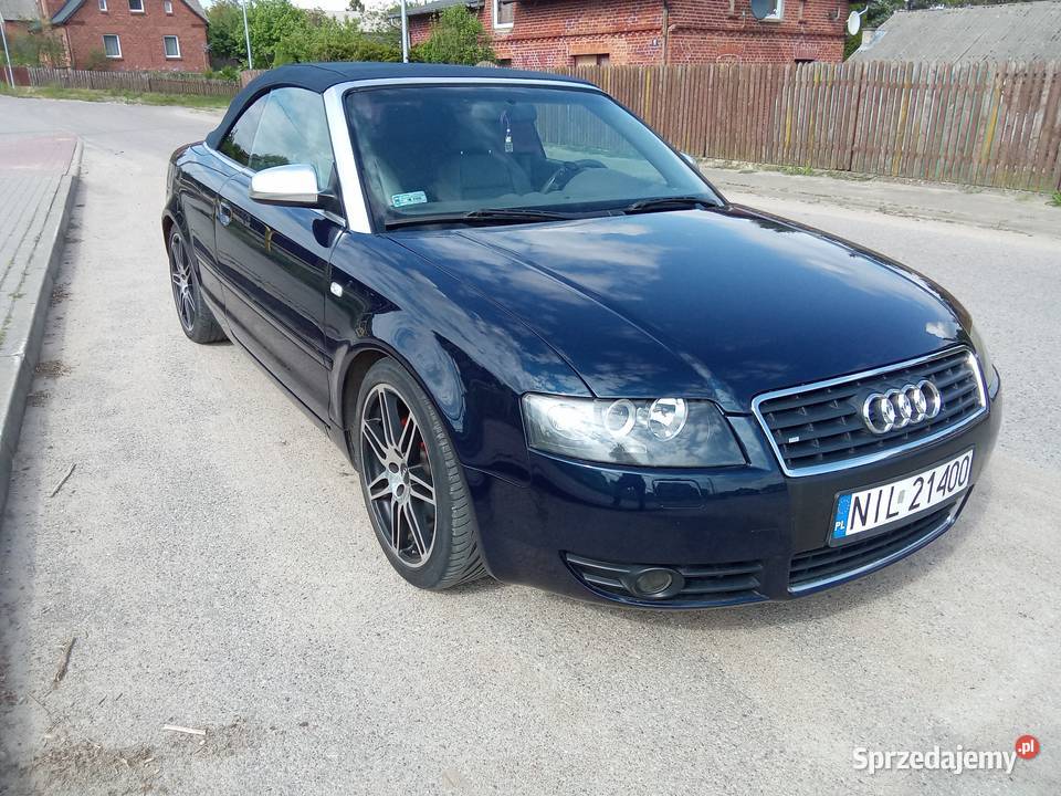Audi a4 b6 cabrolet LPG warmińsko-mazurskie Nowe Miasto Lubawskie