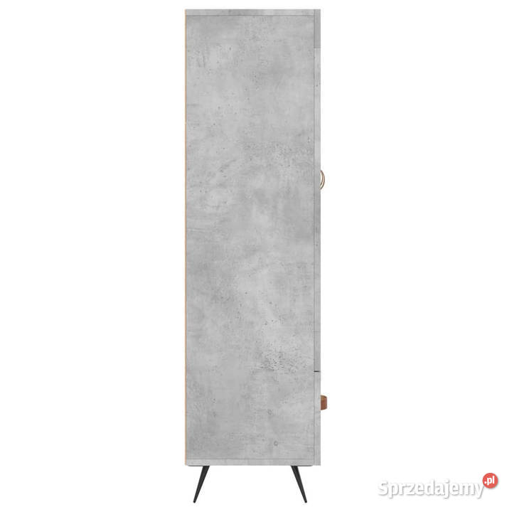 Wysoka szafka szarość betonu 695x31x115 WM828272 mazowieckie Warszawa