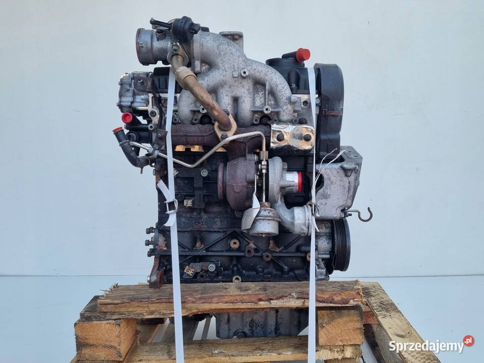 SILNIK KOMPLET VW Transporter T5 19 TDI 85 Rudka