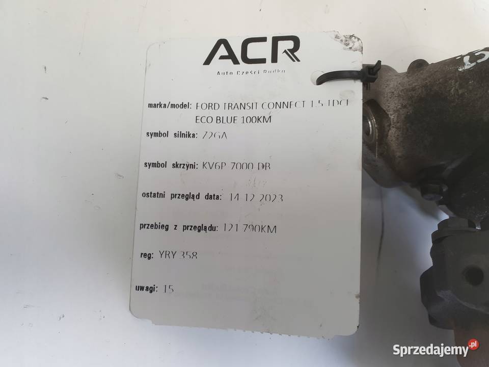 TURBOSPRĘŻARKA Ford Transit Connect II 15 TDCi