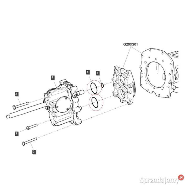 Oring 7050 x 200 mm LS MT350 LS MT360 S804071010 podkarpackie Tajęcina