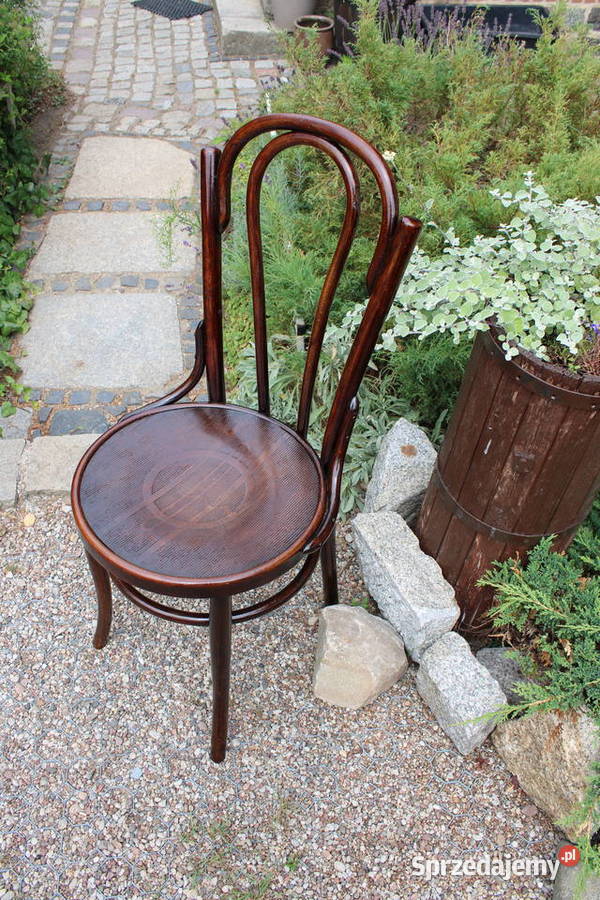 Krzesło Thonet gięte antyk komplet 5 krzeseł Antoniewo