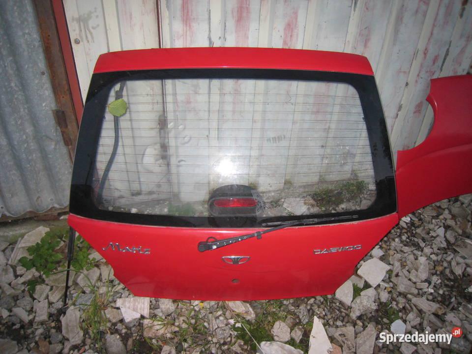 Klapa tylna bagażnika Daewoo Matiz czerwona 73l Kraków