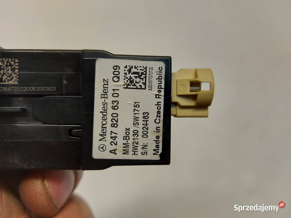 Mercedes EQA 250 W243 GNIAZDO PORT USB Rozdzielacze gniazda zapalniczki Motoryzacja