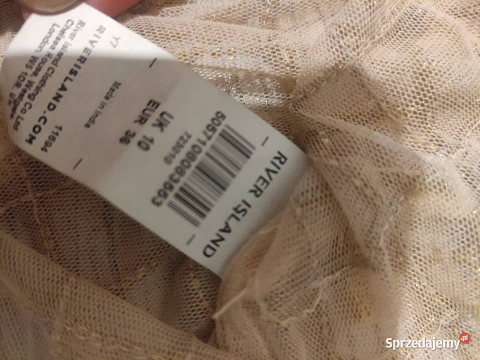 Bluzka z koralikami rozmiar 36 River Island sprzedam