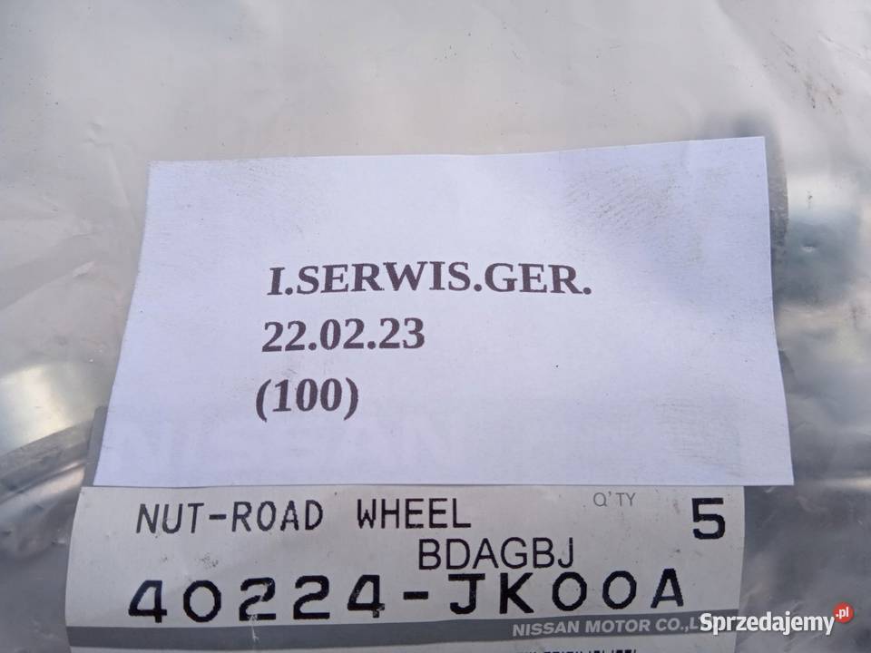 NAKRĘTKI KÓŁ INFINITI QX50 QX70 Q50 Q70 Q60 370Z Nowy Tomyśl sprzedam