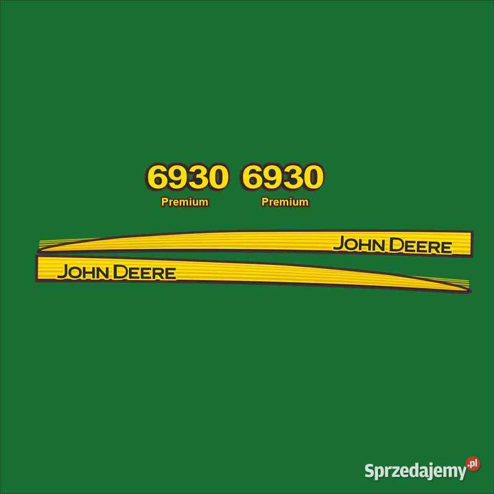 Naklejki john deere 6930 Laminat UV mocne i wielkopolskie Pleszew sprzedam