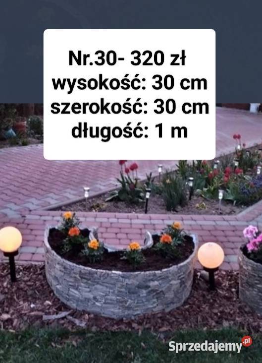 30 Donica z kamienia naturalnego duża 1 metr hit Długołęka-Świerkla
