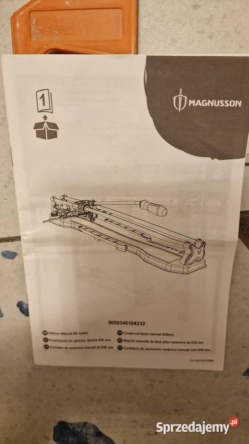 Magnusson maszynka do cięcia płytek 630 mm Redzikowo