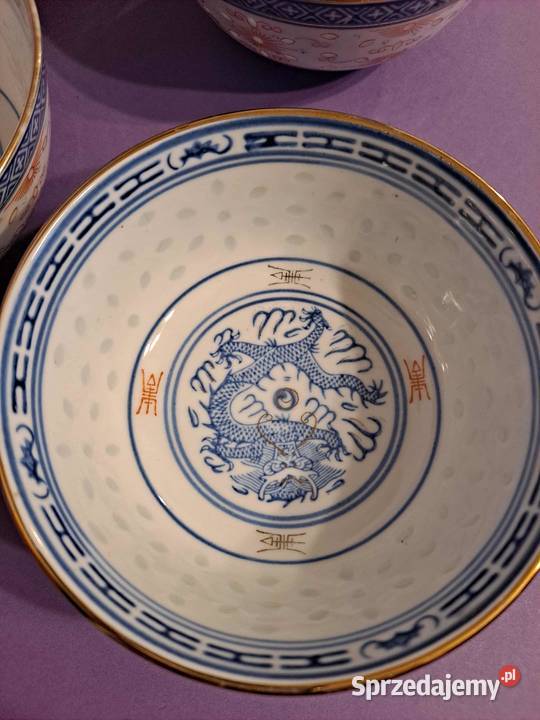 Porcelana chińska ryżowa MISECZKI 7 Kraków sprzedam