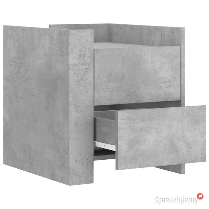 Szafka nocna szary beton 45x50x50 materiał Nocne Warszawa