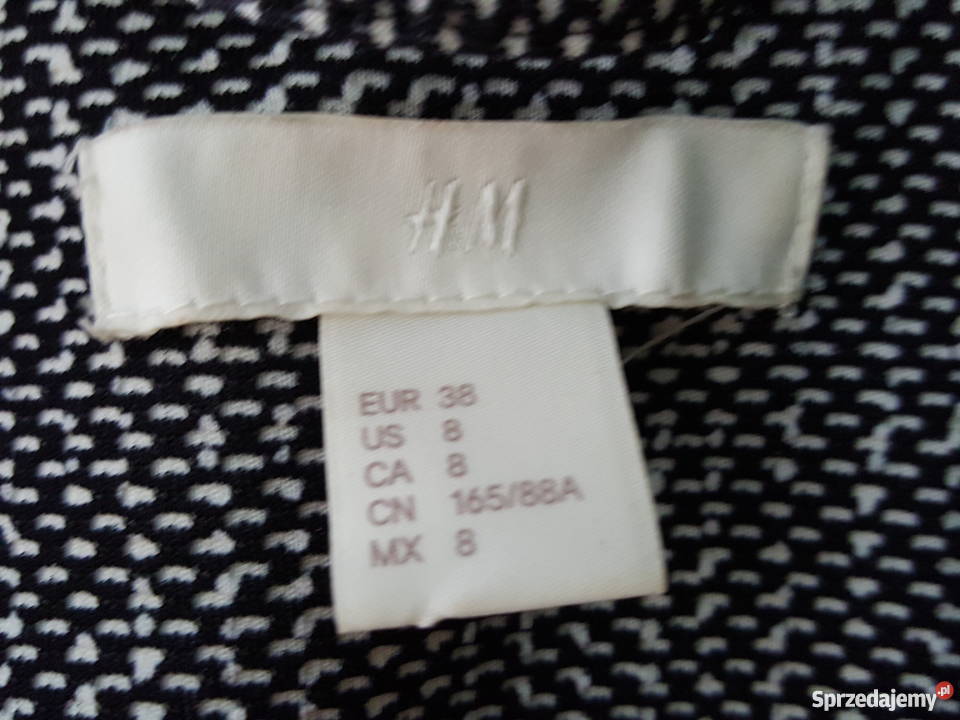 PŁASZCZYK blezer czarnobiały z HM narzutka