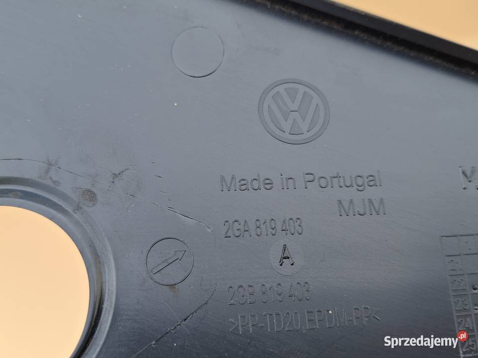VW TROC PODSZYBIE PRAWE ORYGINAŁ 2GA819404 Podszybia Bieleń sprzedam