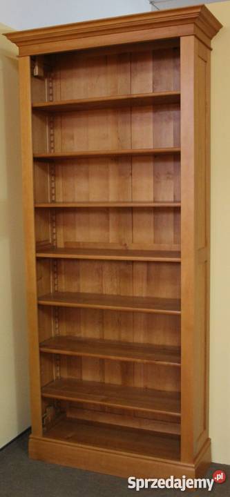 Biblioteka regał 100 naturalne drzewo olcha Szafy, regały, półki wielkopolskie Swarzędz sprzedam