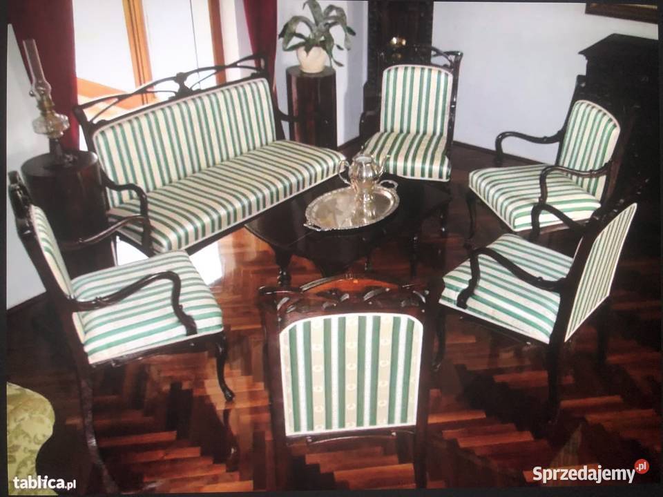 Secesja komplet foteli Stare Zakole