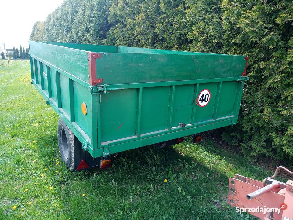 Przyczepa wywrotka na 3 strony nieuszkodzony mazowieckie Żelechów