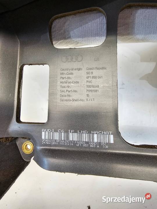DESKA KOKPIT KONSOLA AUDI A6 C6 4F1857041R ACHAT Przystajń