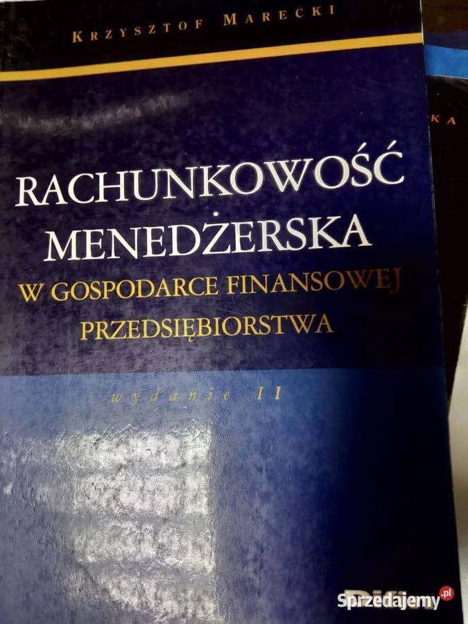 Rachunkowość menadżerska Difin podręczniki Warszawa