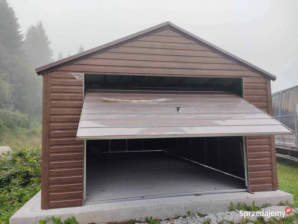 Garaż blaszany garaże blaszaki na wymiar 292zł/m2 śląskie Katowice