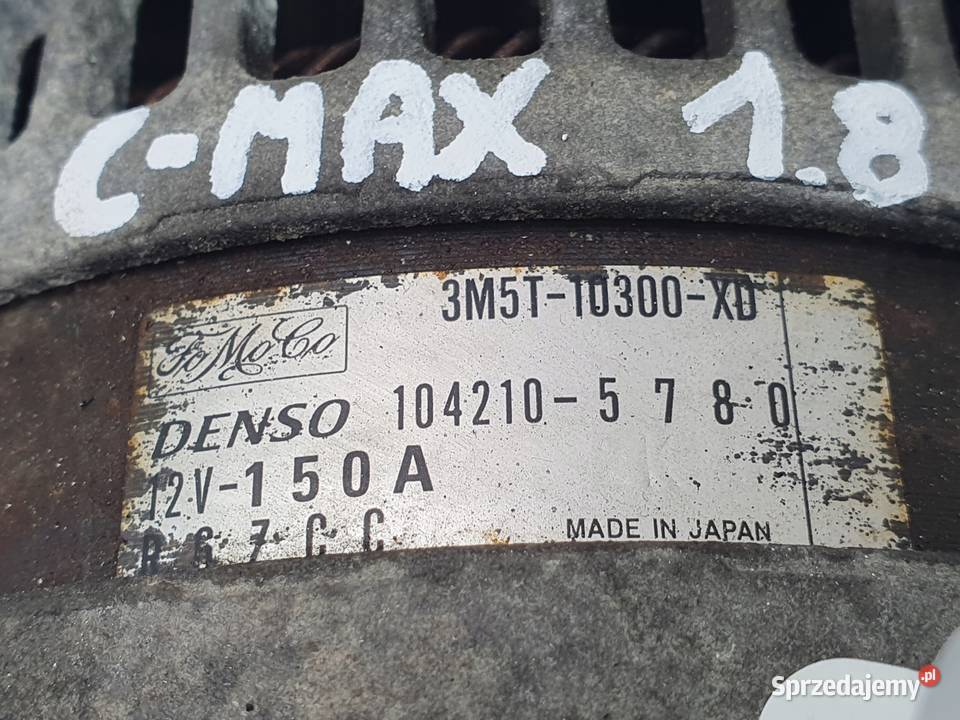 ALTERNATOR Ford C Focus II 18 16V 3M5T10300XD lubelskie Chełm