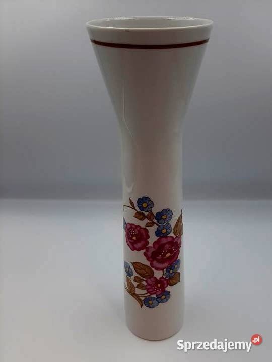 Piękny porcelanowy wazon sygnowany niemiecki Inowrocław