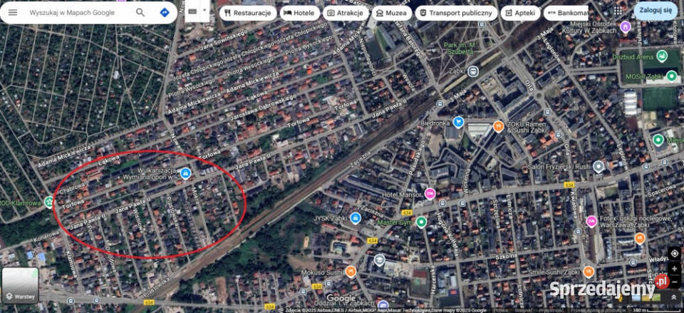 ZĄBKI JPII działka budowlana z KW 320 m2 Sprzedaż mazowieckie Ząbki