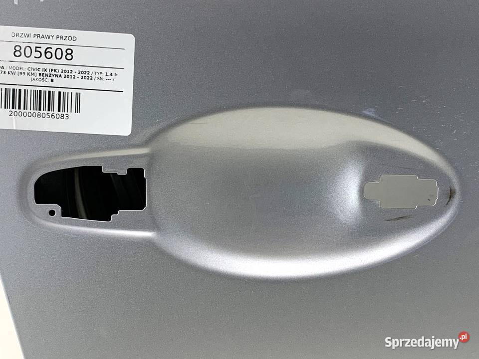 DRZWI PRAWY PRZÓD HONDA CIVIC IX Hatchback podkarpackie sprzedam