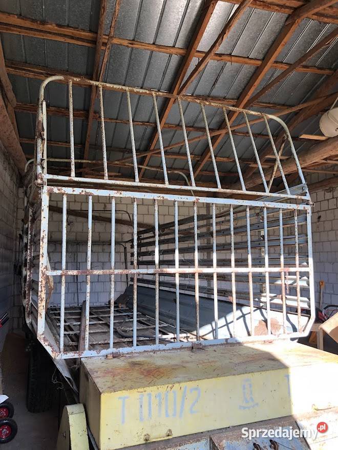 Przyczepa samozbierająca do trawy siana T0102 podlaskie Sejny