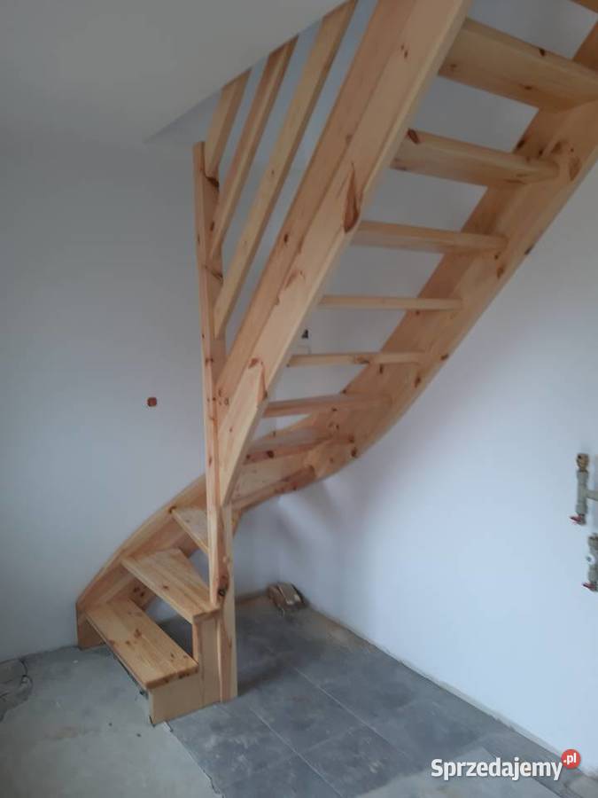 Schody drewniane wewnętrzne Kołobrzeg