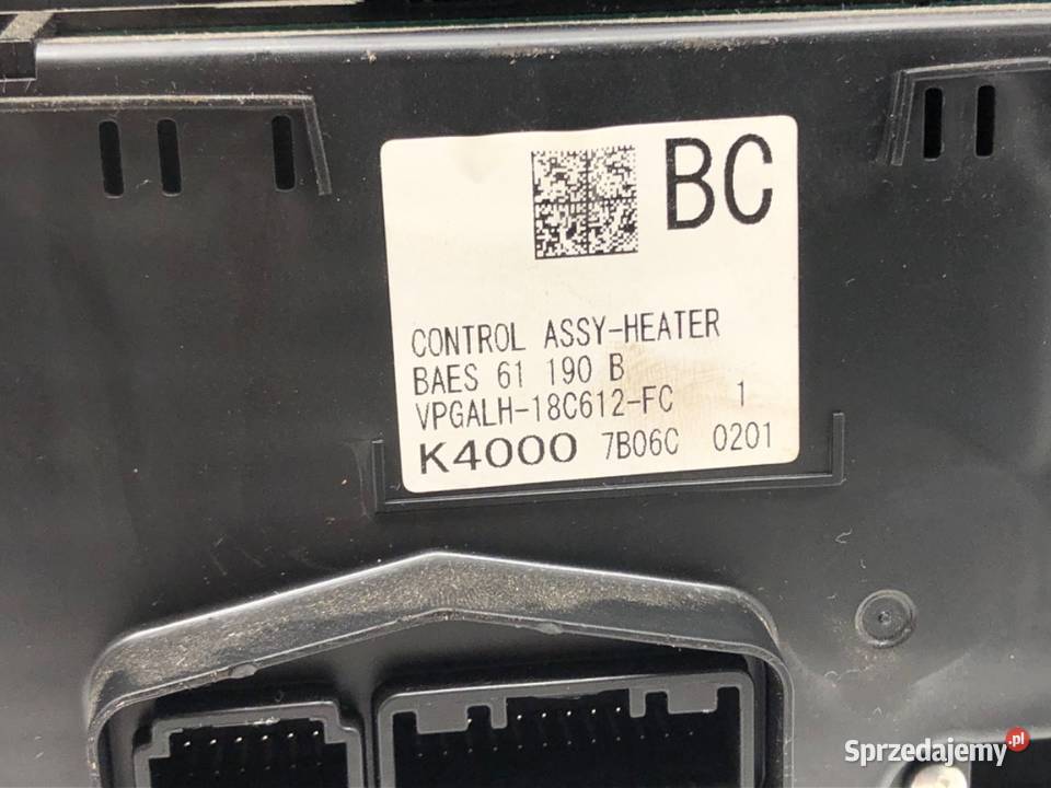 PANEL STEROWANIA NAWIEWU MAZDA 3 BM BAES61190B sprzedam