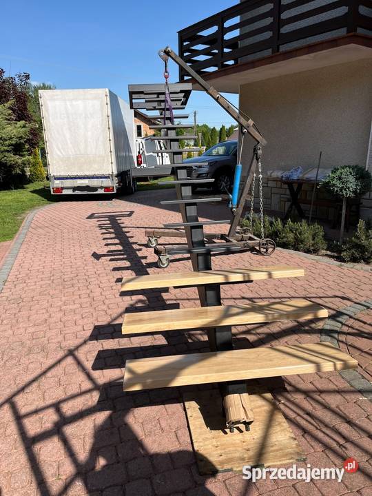 Okazja Schody metalowe stopnie dębowe gotowe Radłów