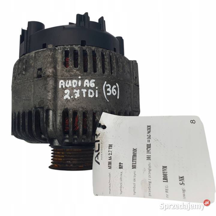 ALTERNATOR Audi A6 C6 27 30 TDI valeo 059903015R lubelskie Chełm
