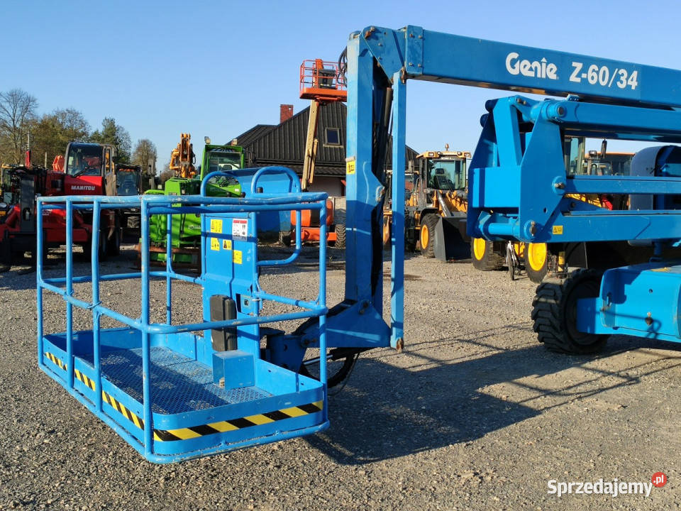 podnośnik koszowy Manitou 200 ATJGenie Z6034 Widełki