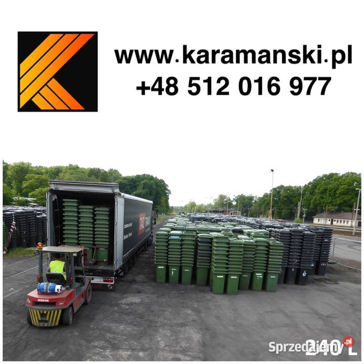 120 L używane pojemniki na odpady komunalne 240 Radom sprzedam