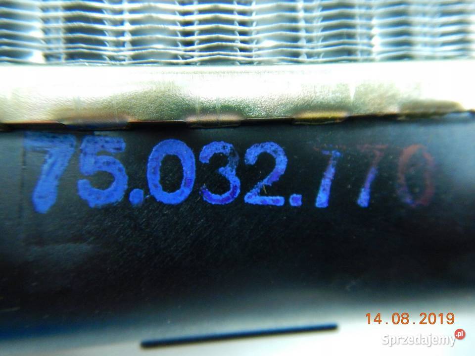 CHŁODNICA WODY FIAT FIORINO 13 D NOWA ORYGINAŁ sprzedam