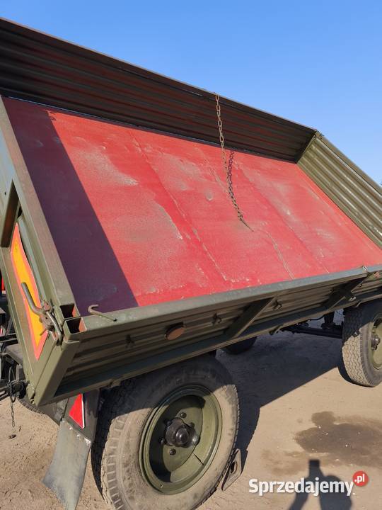 Wojskowa przyczepa D47 kiper wywrotki Ostrowiec Świętokrzyski
