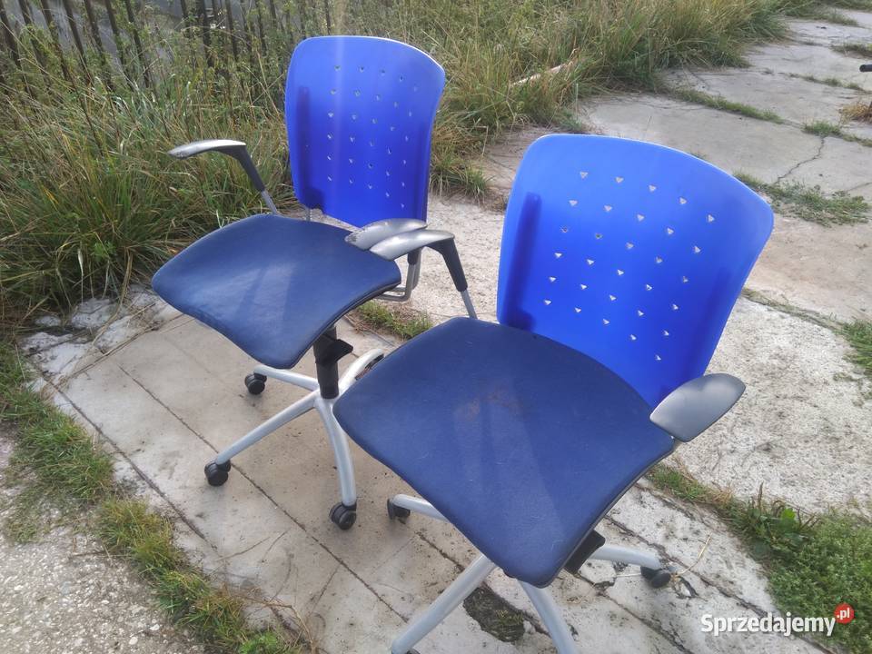 Dwa krzesła biurowe obrotowe Sitag Lublin sprzedam