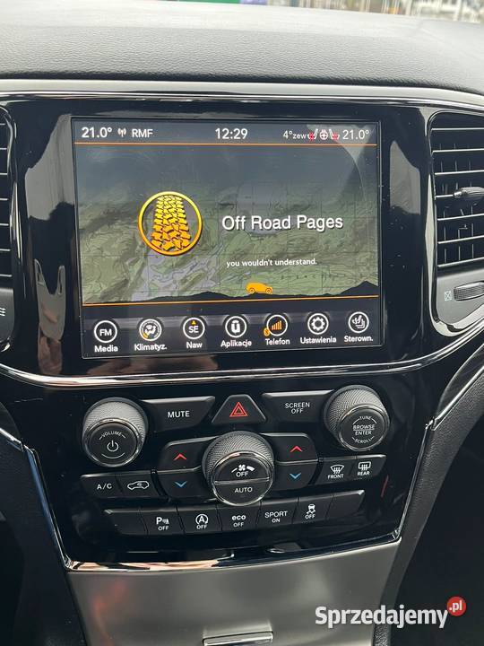 Jeep Grand Cherokee 2020 Limited kamera cofania Warszawa