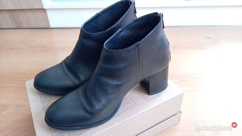Buty botki trzewiki Lasocki skóra r40 czarny