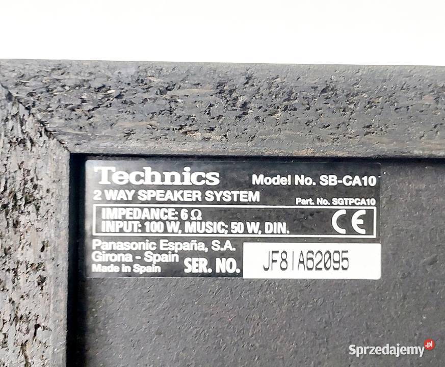 Technics SBCA10 Kolumny Głośniki Japońskie Starachowice sprzedam