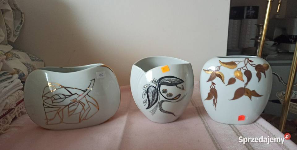 Wazon ze złotym liściem
Syg SL 2000 Na białej Porcelana i szkło Gdańsk