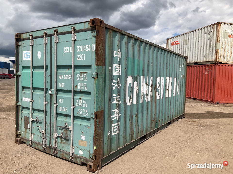 Kontener morski magazynowy 20DV 6 metrowy dolnośląskie Polkowice