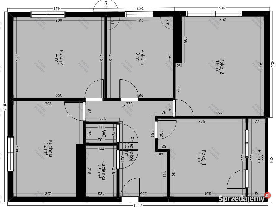 Sprzedam mieszkanie 4 pokojowe 78m2 Jarosław