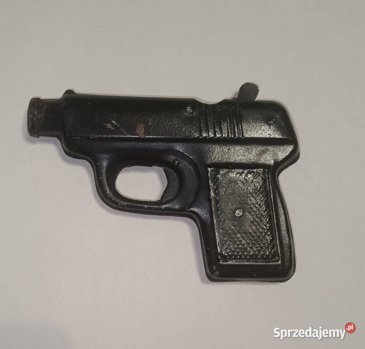 Stary korkowiec zabawka z PRL metalowy w pełni Katowice