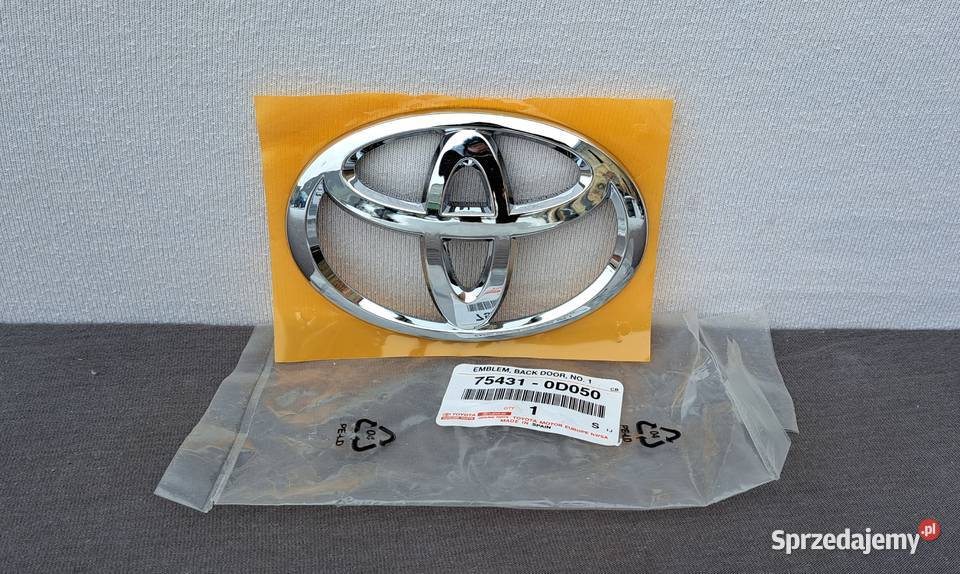 754310D050 emblemat logo Toyota Yaris IV Auris dolnośląskie Mielęcin