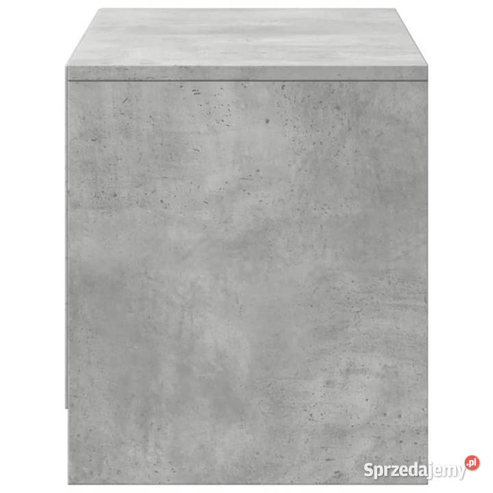 Szafka TV z LED szarość betonu 97x34x40 WM852239 mazowieckie Warszawa