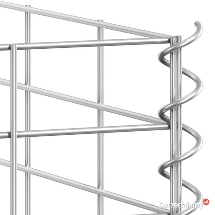 Wysokie donice gabionowe 3 30x30x150 żelazo Warszawa
